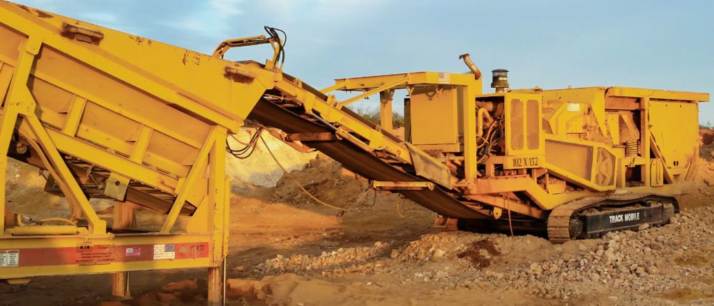 Minyu Impact Crusher, on Site