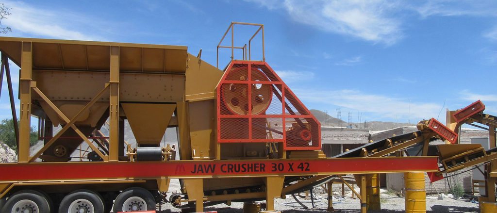 Minyu Jaw Crusher MS on Site